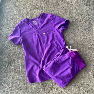 Figs purple scrubs